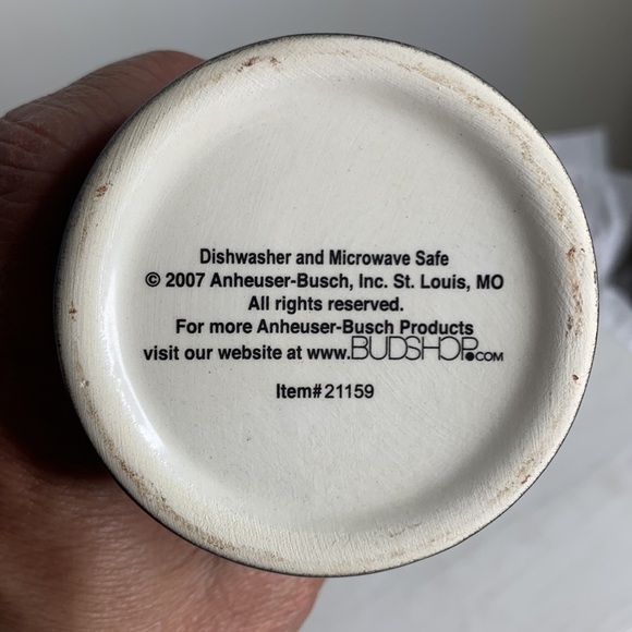 T16 2007 Budweiser Glasses white red and black ombré - Picture 8 of 12